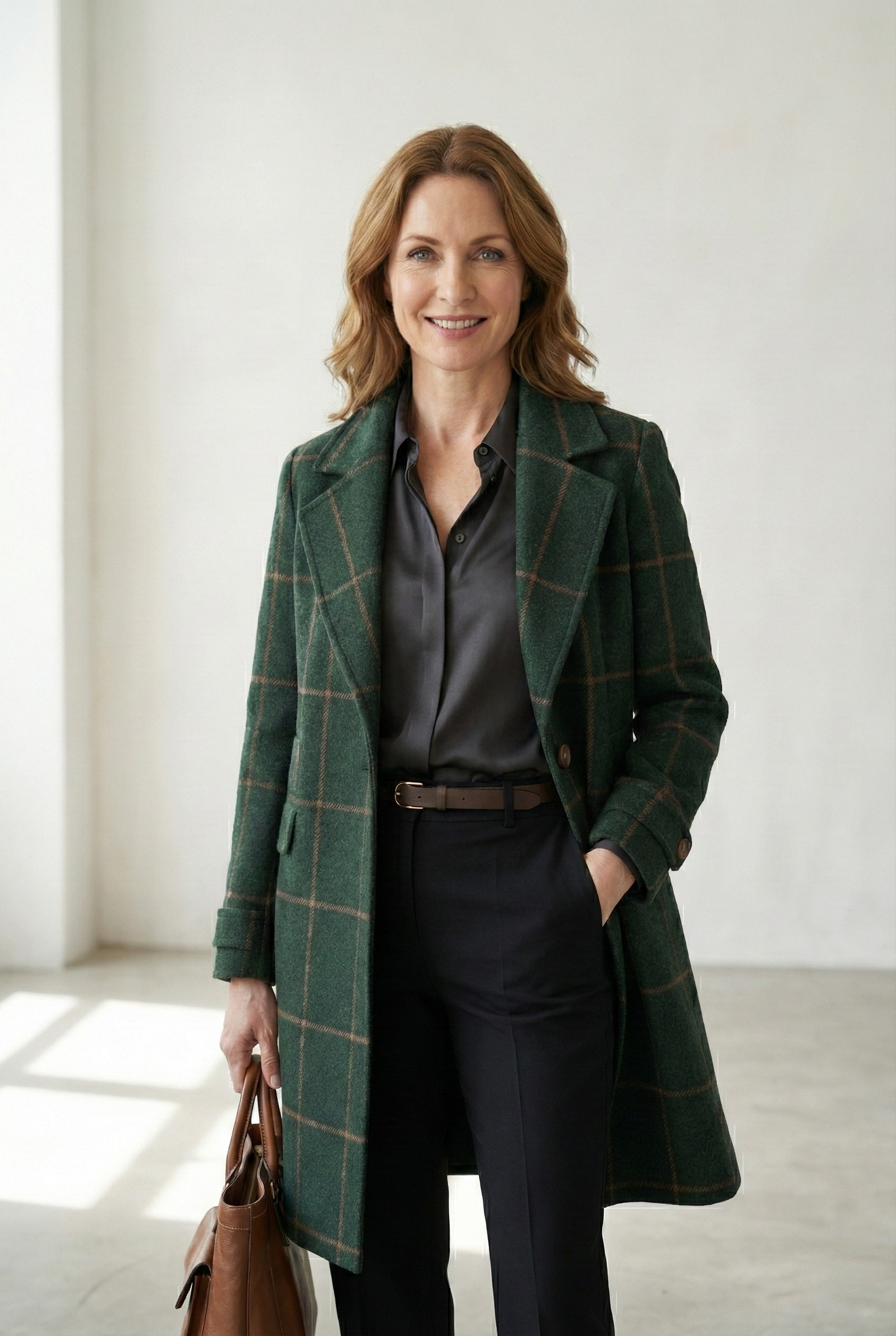 Fiona Classic Check Coat